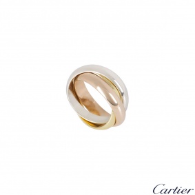 Cartier Tri-Colour Gold Trinity Ring Size 54 B4052754 Cartier Tri-Colour Gold Trinity Ring Size 54 B4052754
